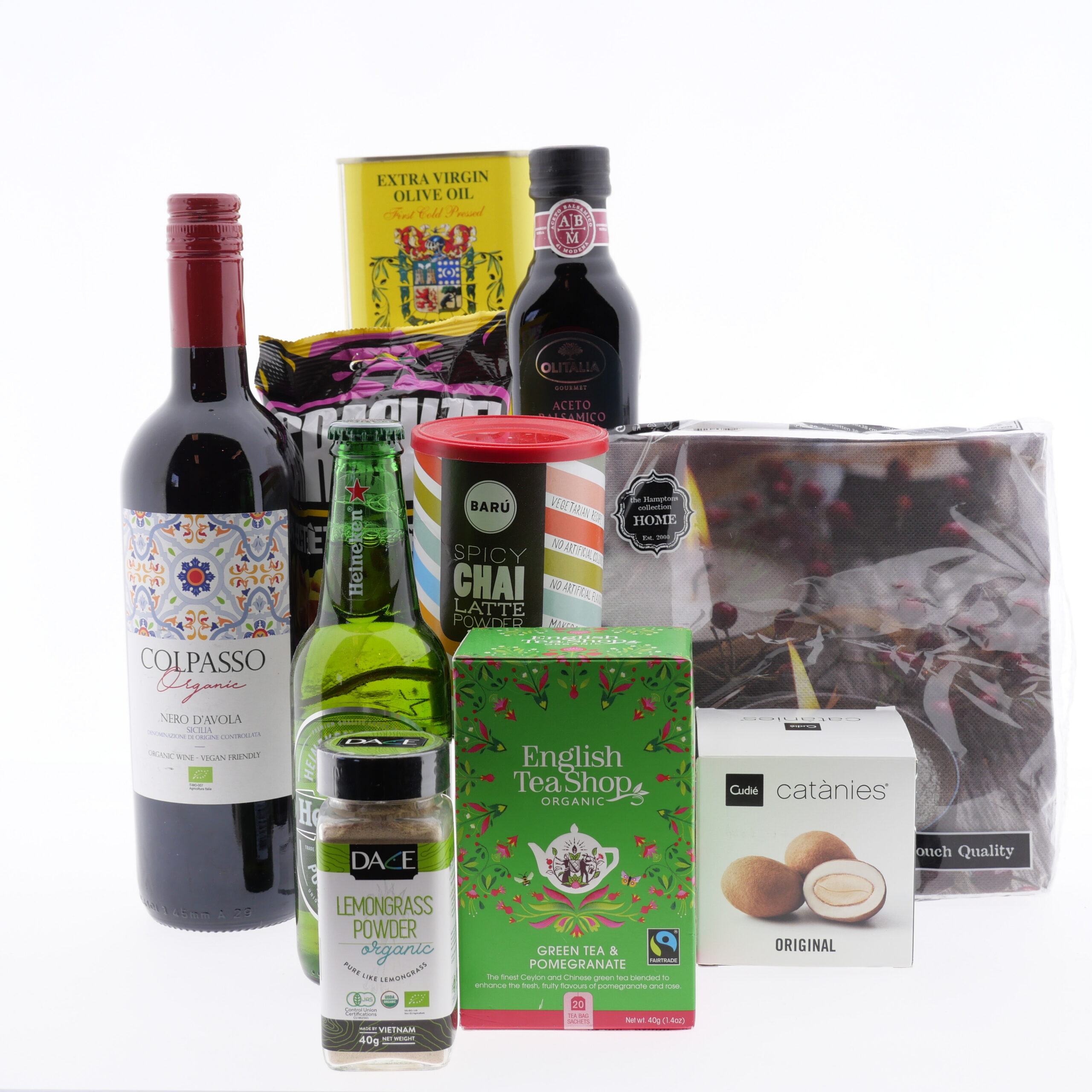 productfotogrfaie kerst- en cadeau pakketten